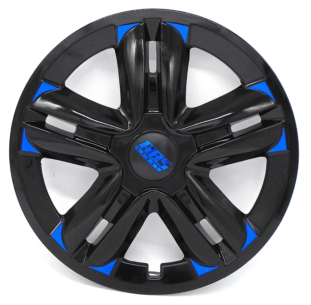 TAPON POLVERA RIN 15 ABS SPORT TUNING NEGRO-AZUL LES0058