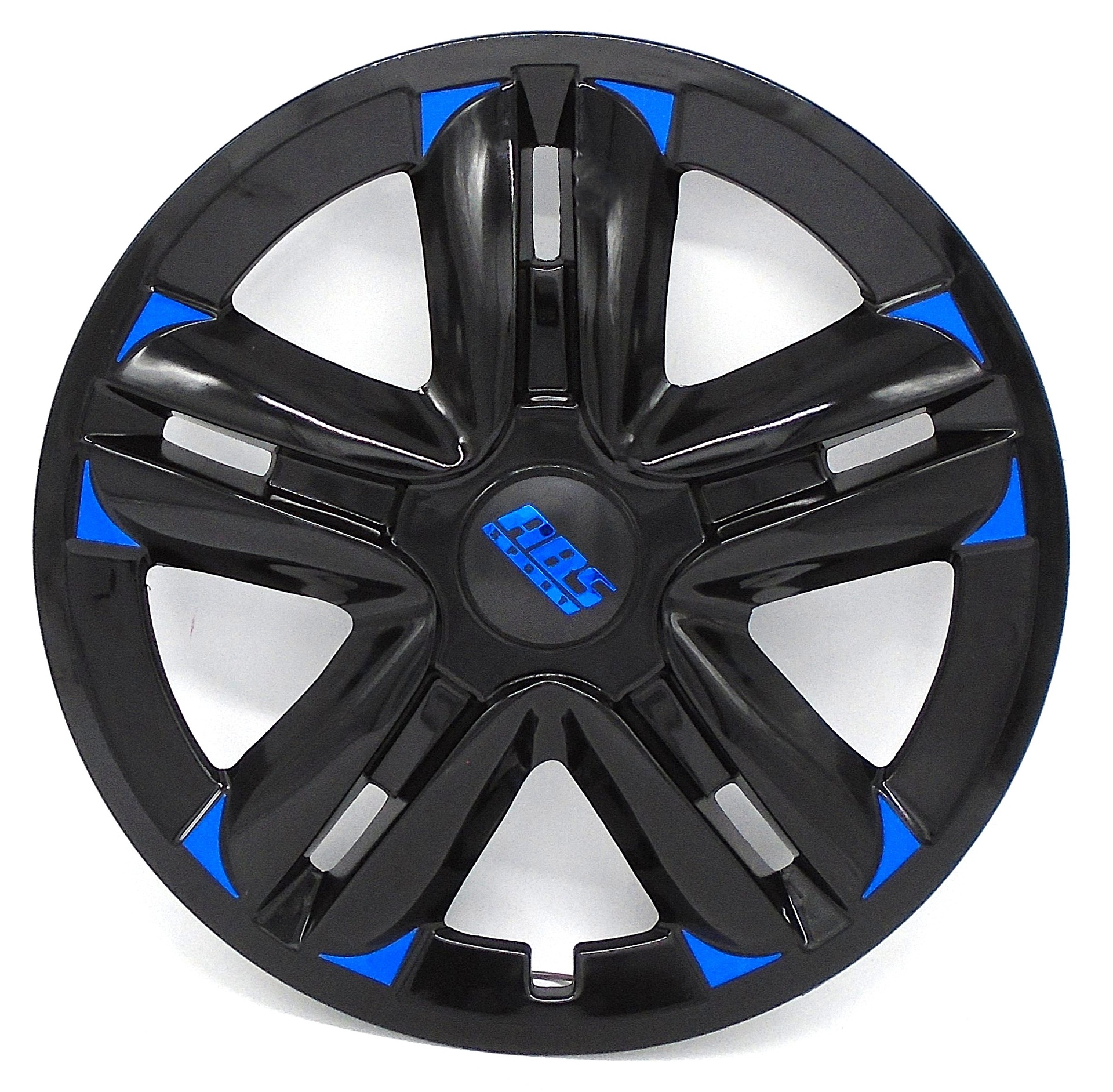 [POLR15-LES0058] TAPON POLVERA RIN 15 ABS SPORT TUNING NEGRO-AZUL LES0058