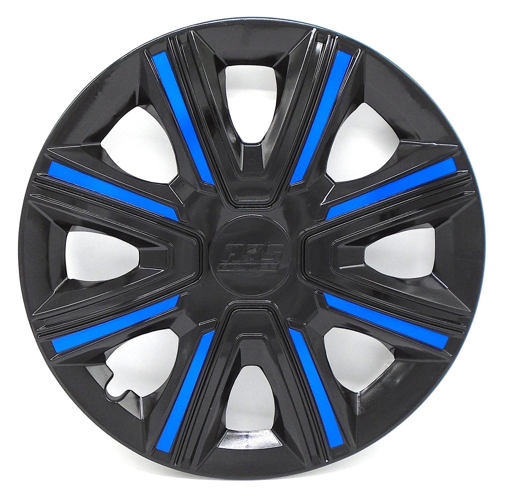 TAPON POLVERA RIN 15 ABS SPORT TUNING NEGRO-AZUL LES0061