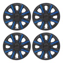 TAPON POLVERA RIN 15 ABS SPORT TUNING NEGRO-AZUL LES0061