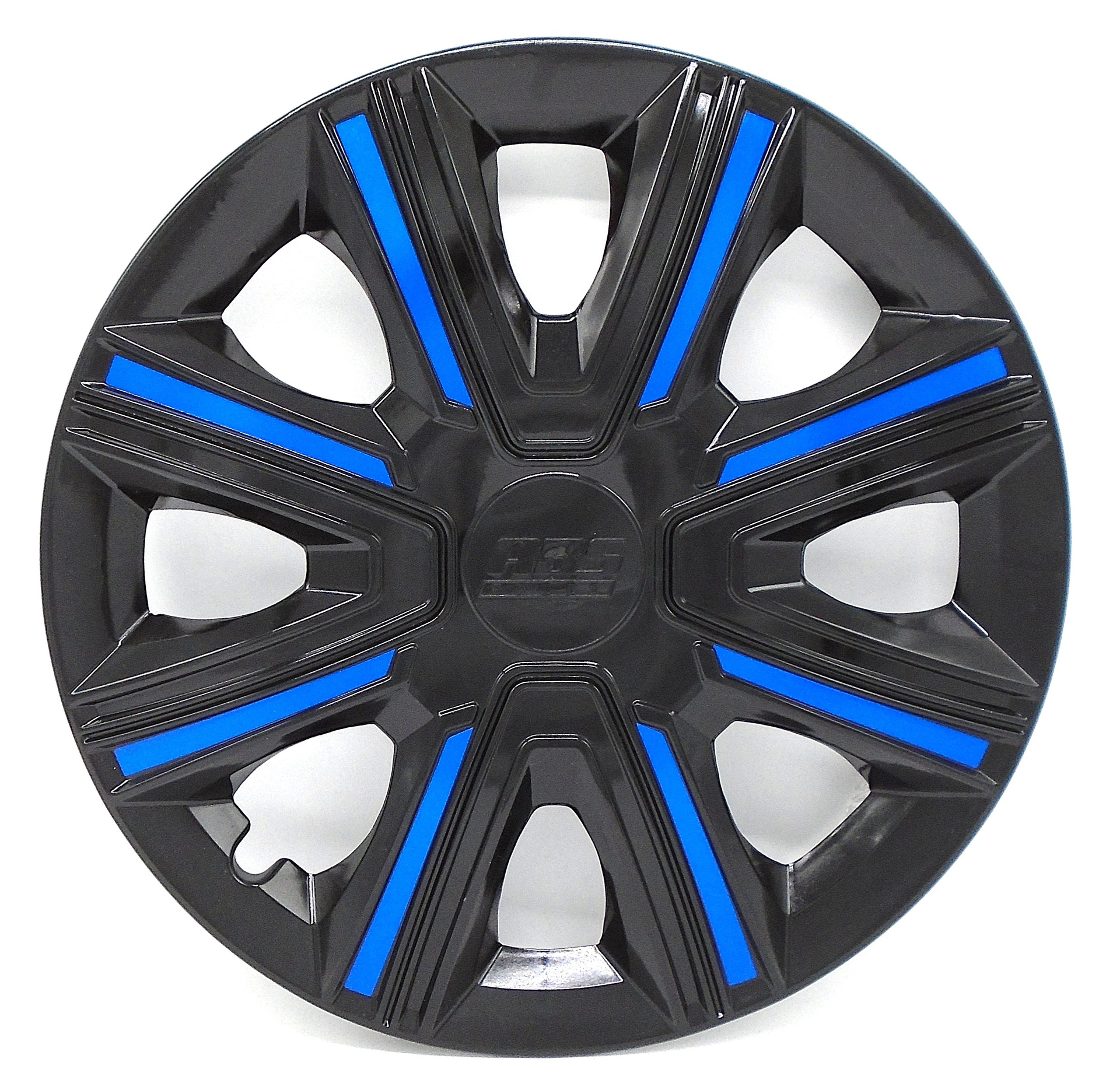 [POLR15-LES0061] TAPON POLVERA RIN 15 ABS SPORT TUNING NEGRO-AZUL LES0061