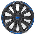 TAPON POLVERA RIN 16 ABS SPORT TUNING NEGRO-AZUL LES0022