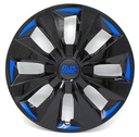 TAPON POLVERA RIN 15 ABS SPORT TUNING NEGRO-AZUL LES0055