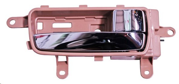 MANIJA INTERIOR NS SENTRA 07-12  BEIGE/CROMADA PLASTICO HUSHAN Derecho Delantera/Trasera  