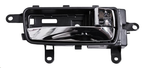 MANIJA INTERIOR NS SENTRA 07-12  NEGRA/CROMO PLASTICO HUSHAN Derecho Delantera/Trasera  