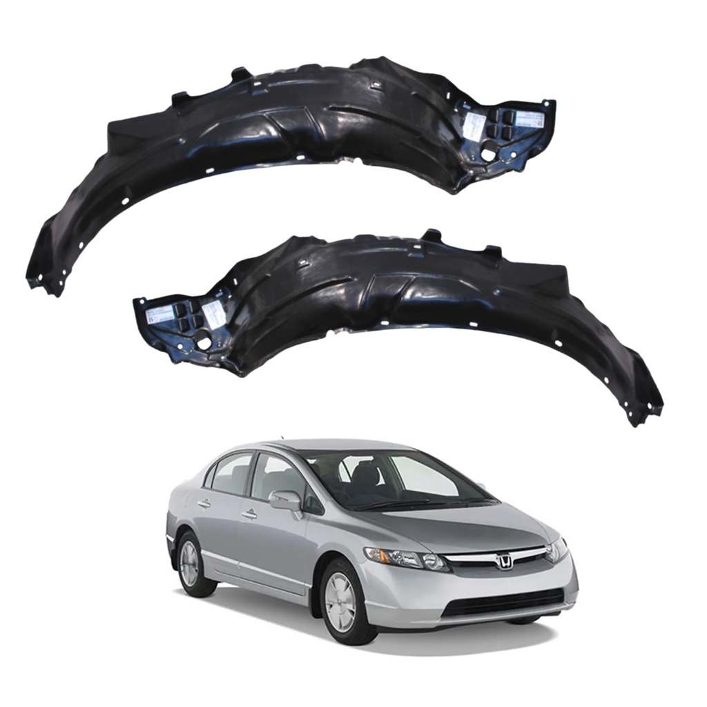 KIT TOLVAS SALPICADERA DELANTERAS HD CIVIC 06-11 4 PUERTAS