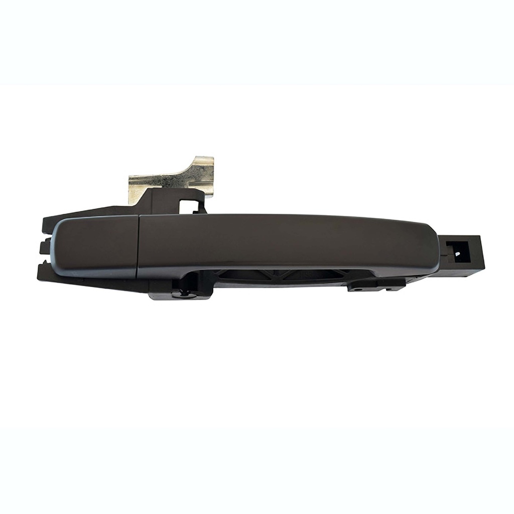 MANIJA EXTERIOR NS SENTRA 07-12  SIN HOYO PARA LLAVE/SIN HOYO PARA SENSOR CON BASE LISA PARA PINTAR NEGRA PLASTICO HUSHAN Derecho Delantera  