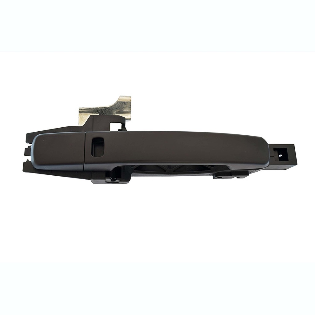 MANIJA EXTERIOR NS SENTRA 07-12  SIN HOYO PARA LLAVE/CON HOYO PARA SENSOR CON BASE LISA PARA PINTAR NEGRA PLASTICO HUSHAN Derecho Delantera  