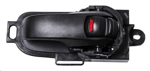 MANIJA INTERIOR NS TIIDA 07-17  NEGRO PLASTICO HUSHAN Derecho Delantera/Trasera  