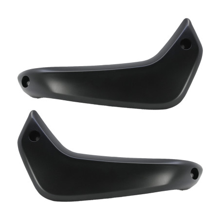MANIJA INTERIOR FD FIESTA 11-19 CON HOYO PARA TORNILLO NEGRO LISA PLASTICO 2 PIEZAS SOLO REPUESTO PARA VIDRIO MANUAL DELANTERA DER/IZQ