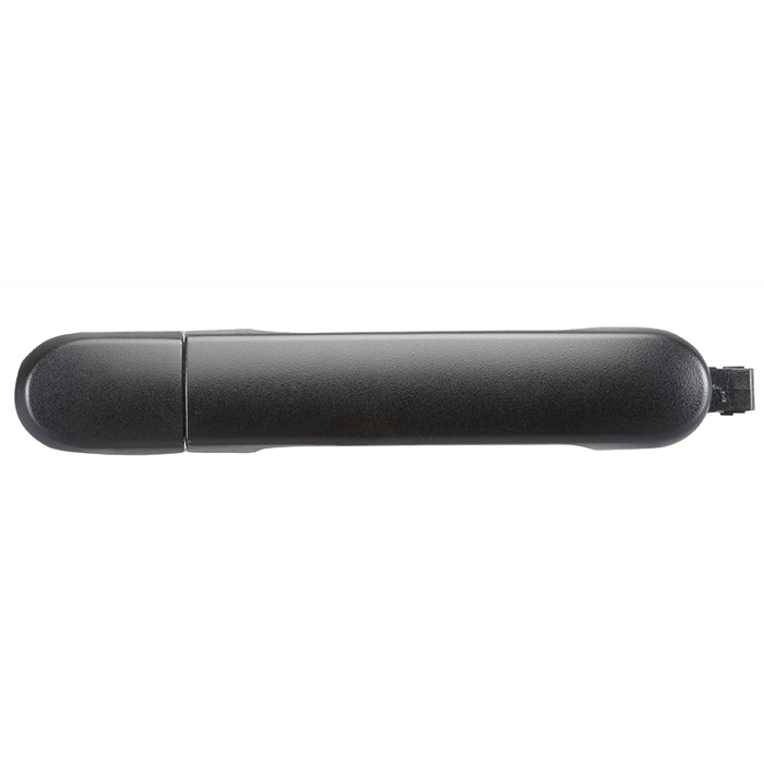 MANIJA EXTERIOR NS TIIDA 07-17  SIN HOYO PARA LLAVE CORRUGADA NEGRA PLASTICO HUSHAN Derecho Delantera/Trasera  