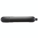 MANIJA EXTERIOR NS TIIDA 07-17  SIN HOYO PARA LLAVE CORRUGADA NEGRA PLASTICO HUSHAN Derecho Delantera/Trasera  