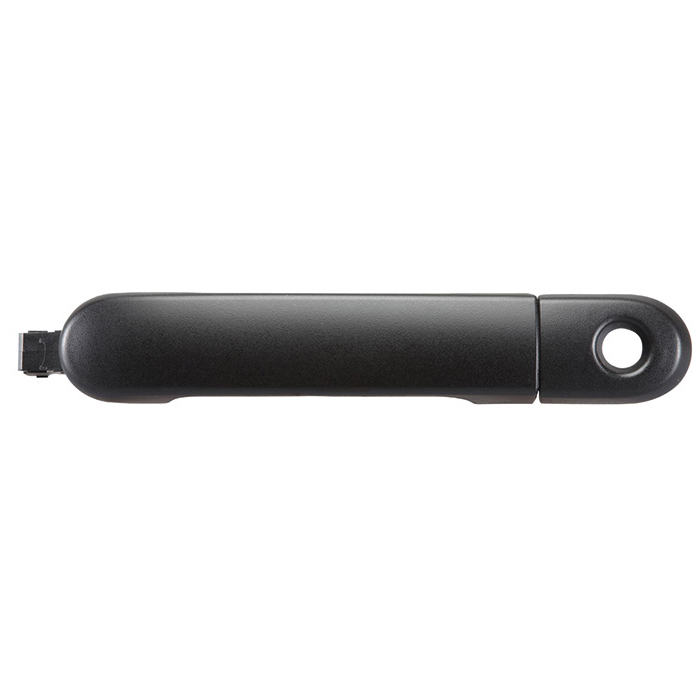 MANIJA EXTERIOR NS TIIDA 07-17  CON HOYO PARA LLAVE CORRUGADA NEGRA PLASTICO HUSHAN Izquierdo Delantera  
