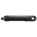 MANIJA EXTERIOR NS TIIDA 07-17  CON HOYO PARA LLAVE CORRUGADA NEGRA PLASTICO HUSHAN Izquierdo Delantera  
