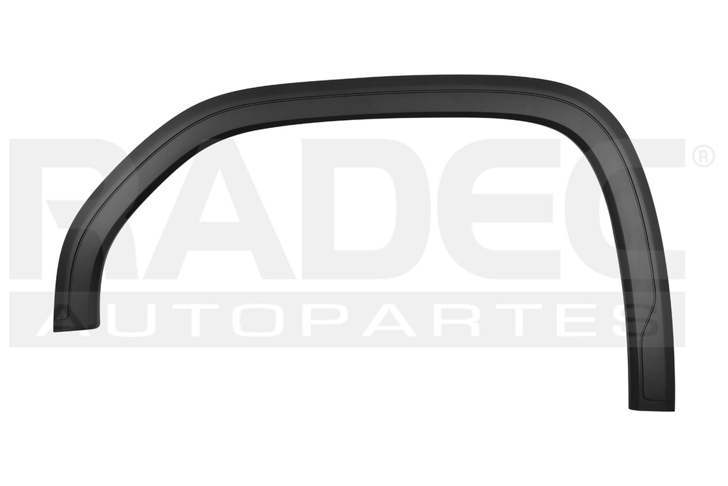 MOLDURA SALPICADERA DELANTERA GM SIERRA 19-25 SLE/AT4/DENALI V8 8 CILINDROS 5.3/6.2L 2/4 PUERTAS CORRUGADA IZQ