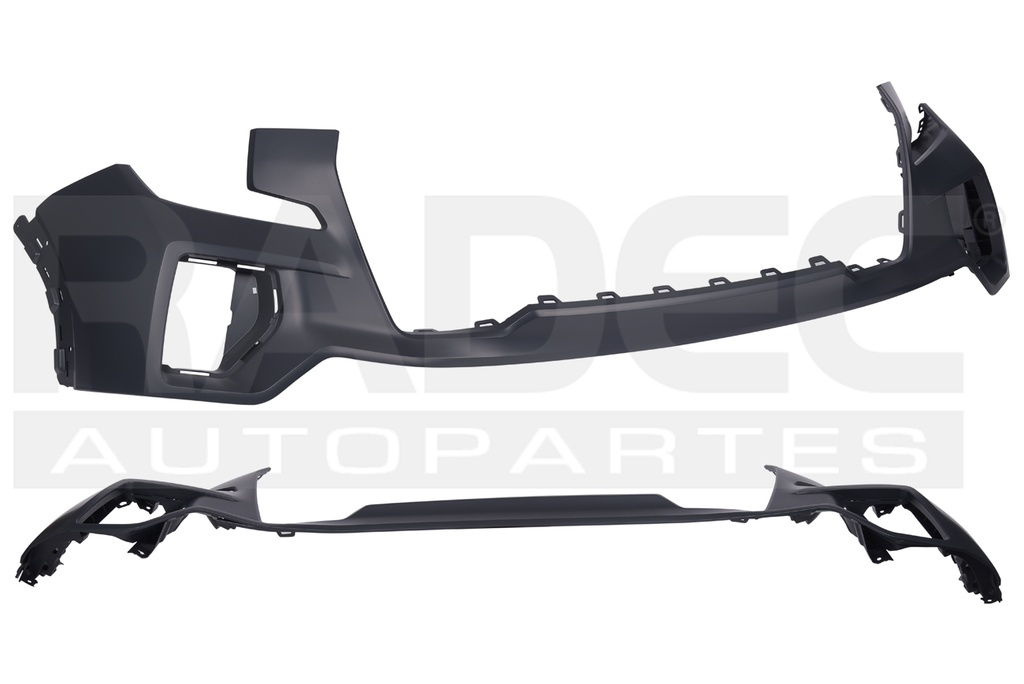 FASCIA DELANTERA GM SIERRA 19-22 P/PINTAR BASE/SLE/ELEVATION/MODEL L4/L6/V6/V8 4/6/8 CILNDROA 2.7/3.0/4.3/5.0L 2/4 PUERTAS SUPERIOR