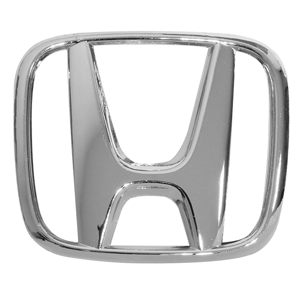 ESCUDO HONDA 11.2X9.2 cm. CIVIC CROMO CON PATAS