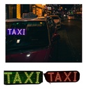 LETRERO PARA TAXI CON CHUPON LUZ LED AZUL