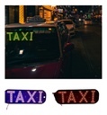 LETRERO PARA TAXI CON CHUPON LUZ LED VERDE