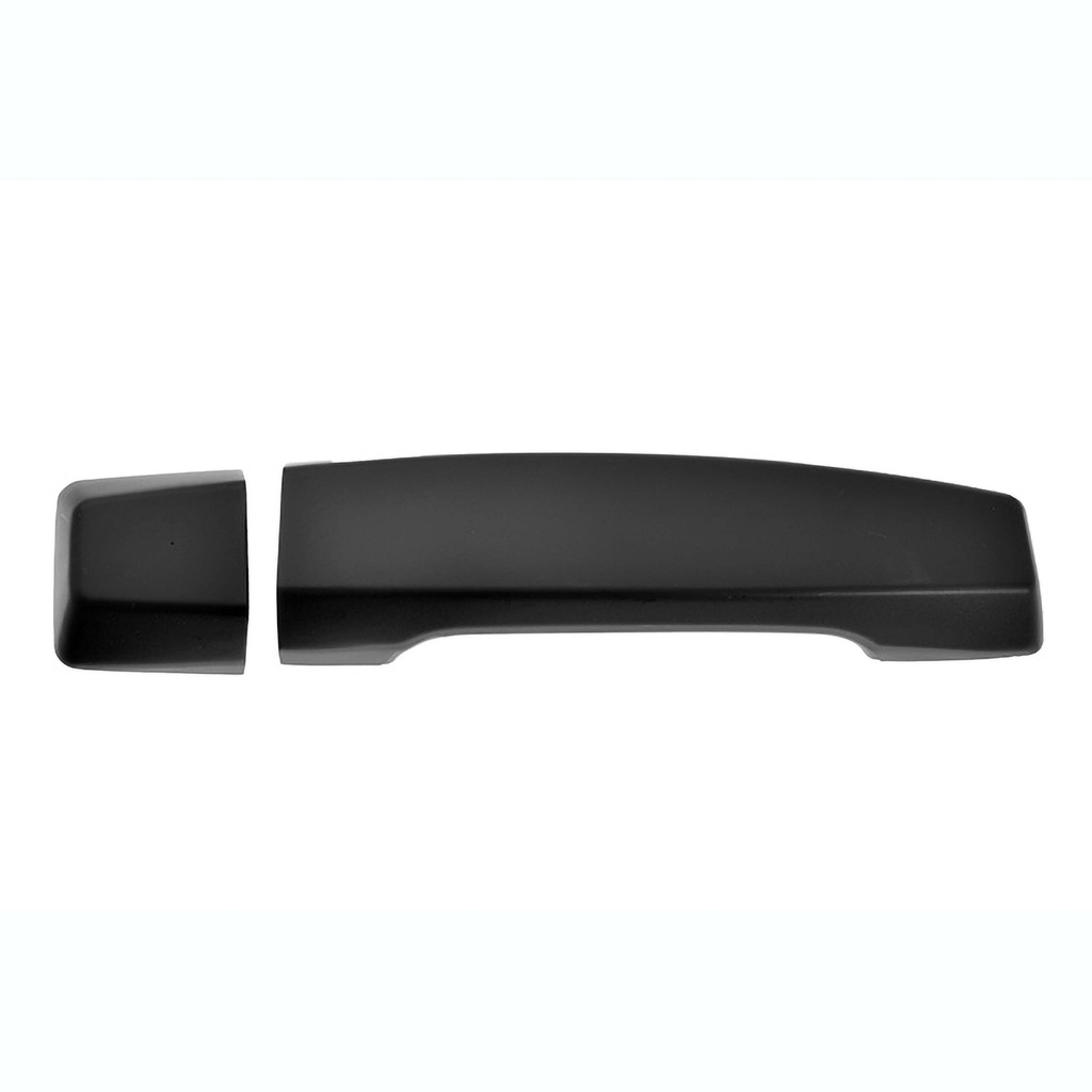 MANIJA EXTERIOR NS TITAN XE/ARMADA 04-15  SIN HOYO PARA LLAVE LISA PARA PINTAR NEGRA PLASTICO HUSHAN Derecho/Izquierdo Delantera/Trasera  