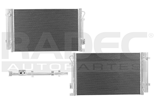 CONDENSADOR KI RIO 18-23 L4 1.6 LTS AUT/STD C/SECADOR 21X14 1/3X16MM POLAR