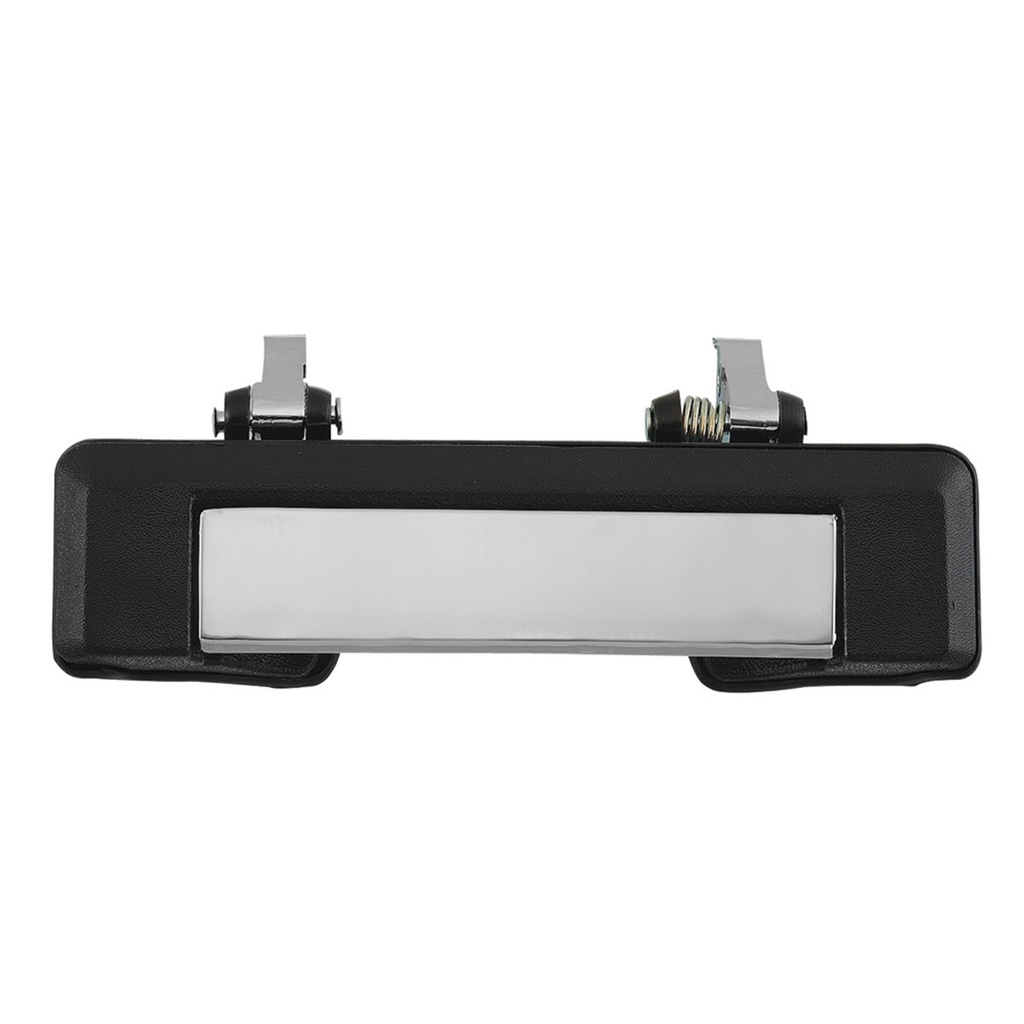 MANIJA EXTERIOR NS TSURU II GUAYIN 88-91  CORRUGADA NEGRA/CROMO PLASTICO HUSHAN Derecho/Izquierdo Delantera/Trasera  