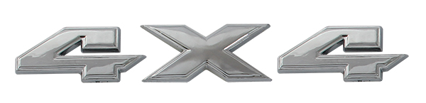 LETRAS 4X4 RAM PU 09-10 CROMO