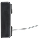 MANIJA EXTERIOR NS URVAN 86-01  LISA NEGRA ZINC HUSHAN Derecho  Puerta corrediza 