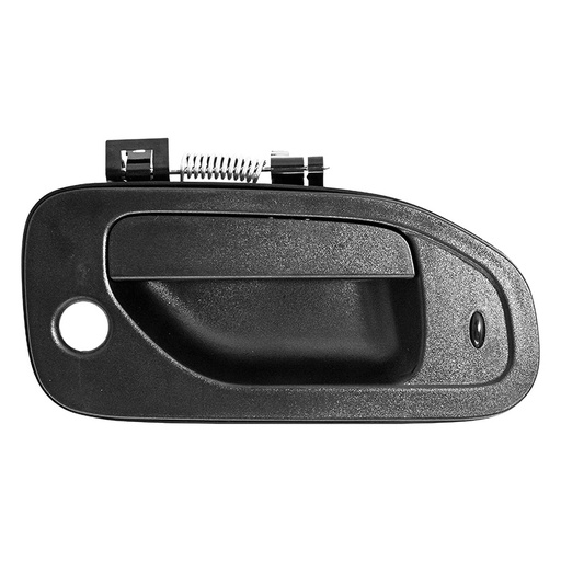 MANIJA EXTERIOR NS URVAN 14-18  CON HOYO PARA LLAVE CORRUGADA NEGRA PLASTICO HUSHAN Derecho Delantera  