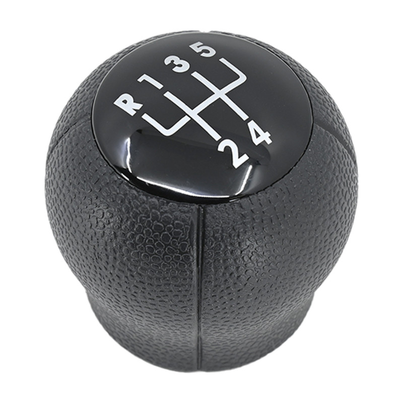 PERILLA CV CHEVY 94-11/ CV CHEVY PICK UP 94-11/ CV CORSA 03-09/ DE PALANCA NEGRA 5 VELOCIDADES PIEL SINTETICA