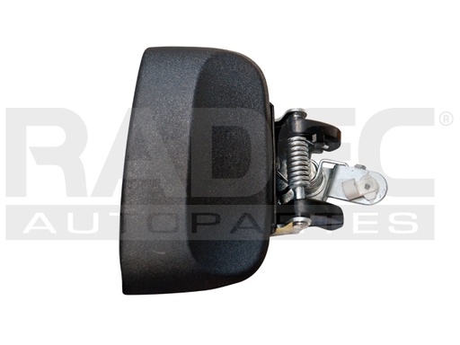 MANIJA EXTERIOR NS XTERRA 00-04  CORRUGADA NEGRA PLASTICO HUSHAN Derecho Trasera  