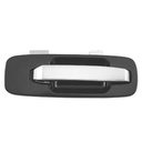 MANIJA EXTERIOR NS X-TRAIL 02-07  LISA PARA PINTAR NEGRA/CROMO PLASTICO HUSHAN Derecho Trasera  