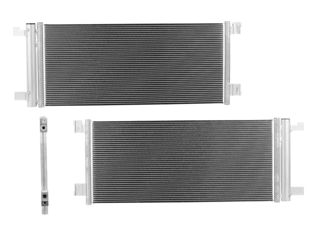 CONDENSADOR CV ONIX 21-26 L3 1.0, 1.3 LTS AUT/STD C/SECADOR 26 1/16x11 1/3x16MM ALUM SOLD POLAR