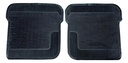 TAPETE UNIVERSAL AUTOS 2PZ CH NEGRO RAYAS