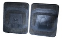 TAPETE UNIVERSAL NEGRO HULE GRUESO 2PZ G