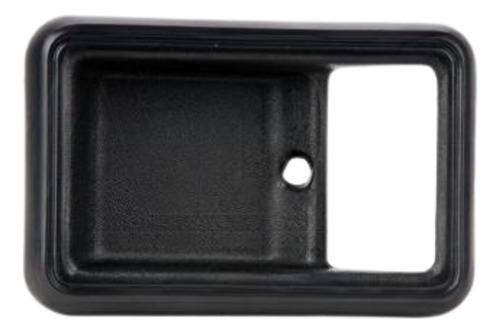 MANIJA INTERIOR NS 720 81-93  SOLO BISEL NEGRO PLASTICO HUSHAN Derecho/Izquierdo Delantera  