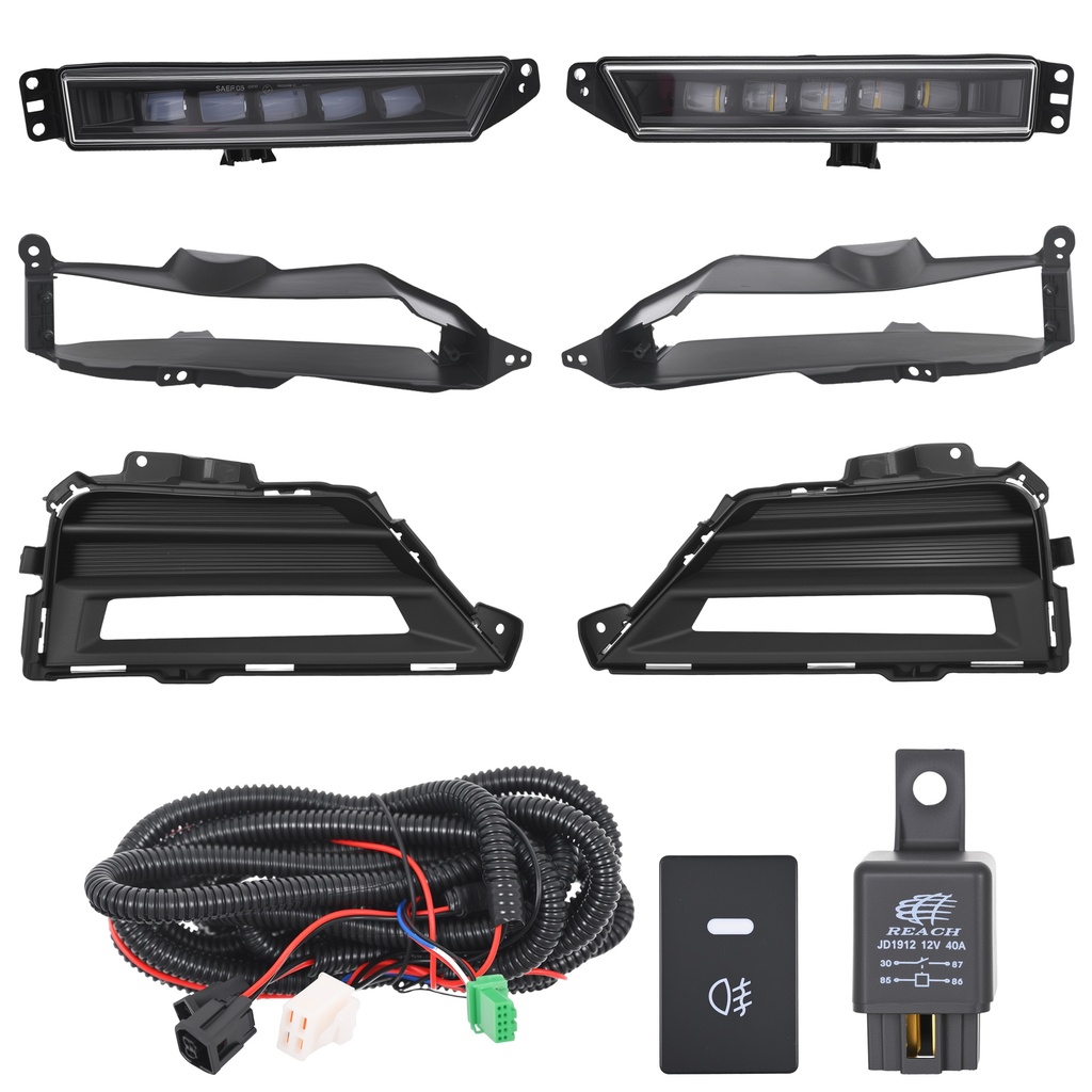 JUEGO FARO NIEBLA HD CR-V 20-22 C/LEDS C/REJILLA CN