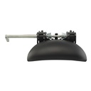 MANIJA EXTERIOR PG 206 01-09  CORRUGADA NEGRA PLASTICO HUSHAN Derecho Delantera  