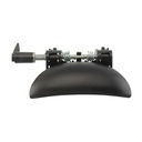 MANIJA EXTERIOR PG 206 01-09  CORRUGADA NEGRA PLASTICO HUSHAN Derecho Trasera  