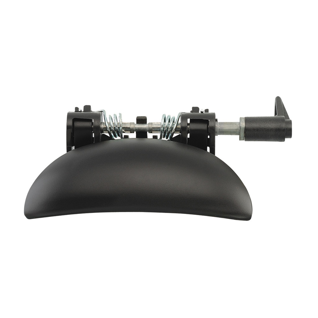 MANIJA EXTERIOR PG 206 01-09  CORRUGADA NEGRA PLASTICO HUSHAN Izquierdo Trasera  