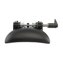 MANIJA EXTERIOR PG 206 01-09  CORRUGADA NEGRA PLASTICO HUSHAN Izquierdo Trasera  