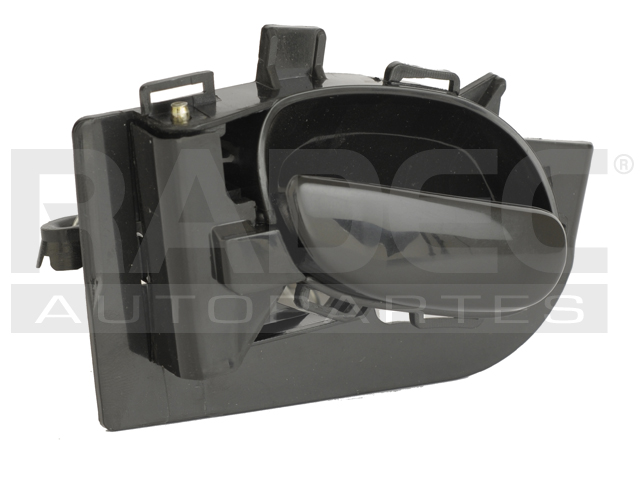 MANIJA INTERIOR PG 206 01-09  NEGRO PLASTICO HUSHAN Izquierdo Delantera/Trasera  