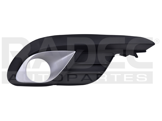 REJILLA FASCIA DG VISION 15-18 C/HOYO P/FARO F/GRIS ARG DER