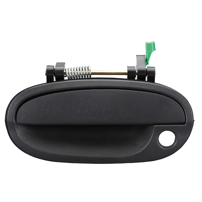 MANIJA EXTERIOR PT G2  CV MATIZ 06-15  CON HOYO PARA LLAVE CORRUGADA NEGRA PLASTICO HUSHAN Izquierdo Delantera  