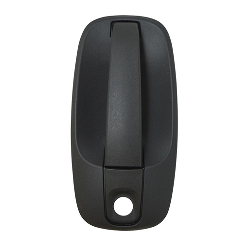 MANIJA EXTERIOR RN TRAFIC 07-14  CON HOYO PARA LLAVE CORRUGADA NEGRA PLASTICO HUSHAN Derecho/Izquierdo  Puerta corrediza 