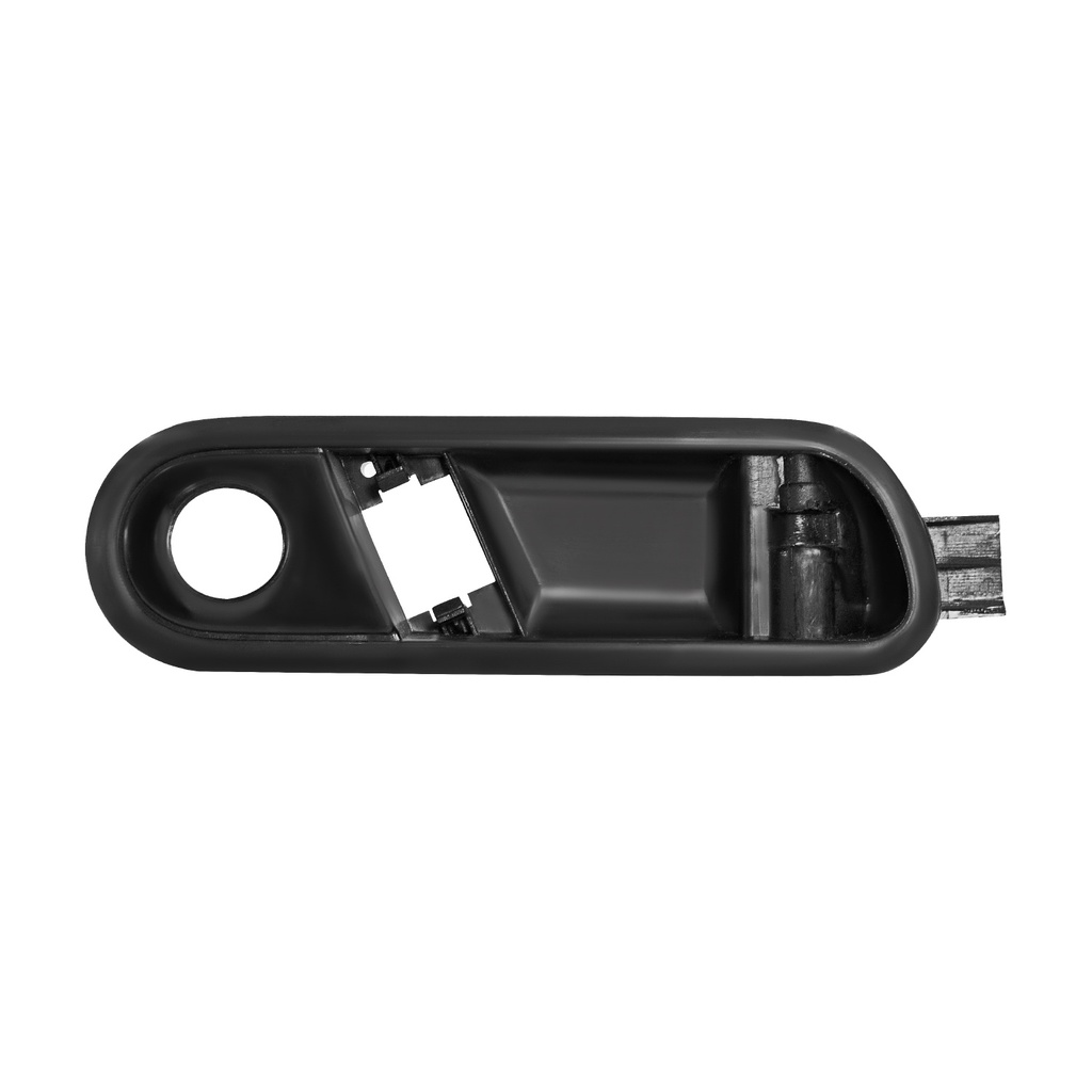 MANIJA INTERIOR ST IBIZA 03-08  SOLO BASE LISO NEGRO PLASTICO PARA VIDRIOS MANUALES  GENERICA Derecho Delantera  