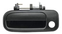 MANIJA EXTERIOR TY CAMRY 92-96  CON HOYO PARA LLAVE LISA NEGRA PLASTICO HUSHAN Izquierdo Delantera  