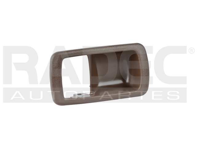 MANIJA INTERIOR TY CAMRY 92-96  SOLO BISEL CAFE PLASTICO HUSHAN Izquierdo Delantera/Trasera  