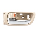 MANIJA INTERIOR TY CAMRY 02-06  BEIGE/CROMADA PLASTICO HUSHAN Izquierdo Delantera/Trasera  