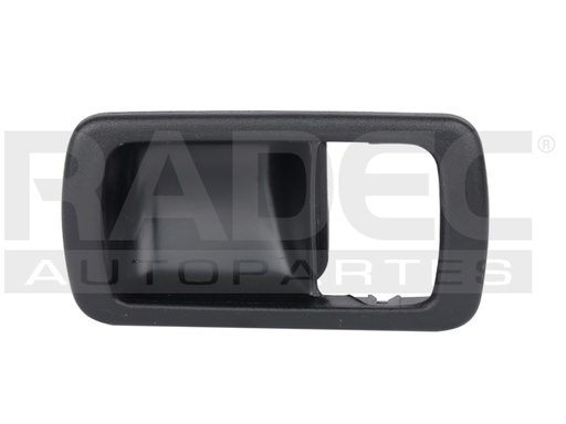 MANIJA INTERIOR TY CAMRY 92-96  SOLO BISEL NEGRO PLASTICO HUSHAN Izquierdo Delantera/Trasera  